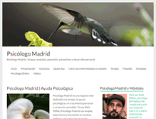 Tablet Screenshot of madridpsicologia.com